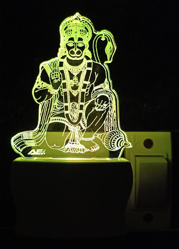 Dashing night lamp Night Lamp(10 cm, Multicolor)