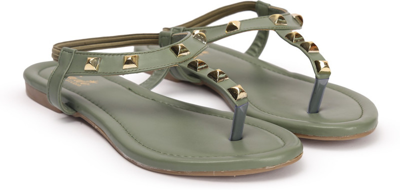 Jade Women Green Flats Jade Women Green Flats