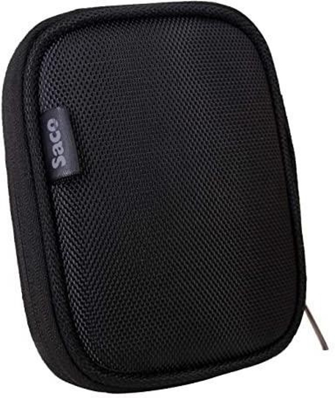 Saco Flip Cover for SSK Corporation Portable Wireless Hard Disk 1TB with WiFi Router(Black, Hard Case, Artificial Leather, Pack of: 1)