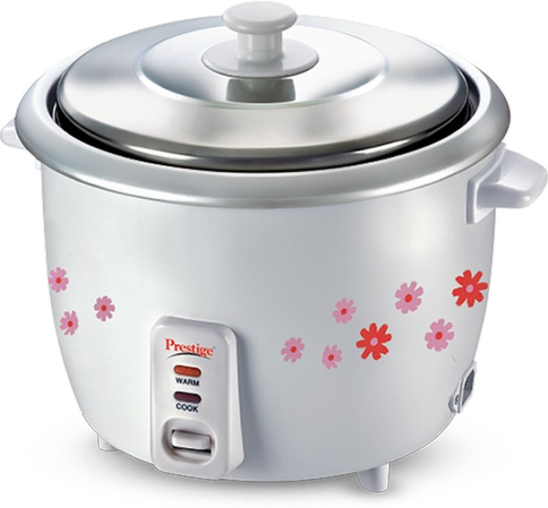 Prestige PRWO 1.8-2 Electric Rice Cooker with Steaming Feature(1.8 L, White)