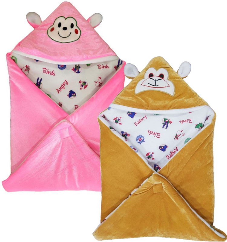 BRANDONN HOODED AND PRINTED FOAM FILLED , WELCROW STITCHED COMFORT AND SAFETY Sleeping Bag(Multicolor)
