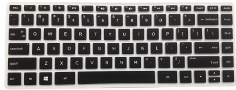 Saco Chiclet Keyboard Skin for Compartable HP Pavilion x360 Touchscreen 2-in-1 FHD 14-inch Laptop Chiclet Keyboard Skin for Compartable Pavilion x360 Touchscreen 2-in-1 FHD 14-inch Laptop Keyboard Skin(Black)