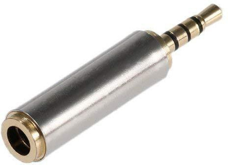 Kuts n Crvs Gold 2.mm male pin to 3.5mm female pin Phone Converter(conector)