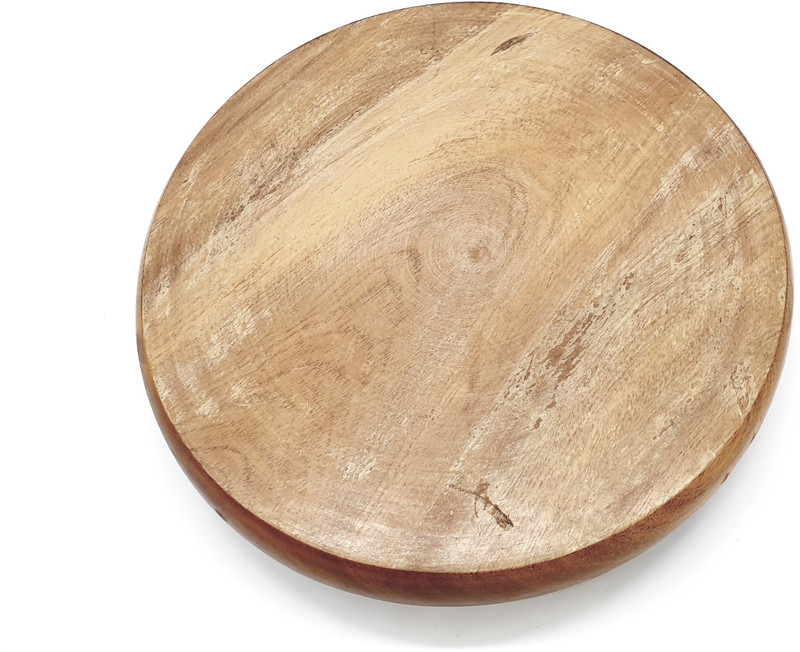 PGen (Size: 12 inches) Original Sheesham Wooden Chakla Rolling Board Polpat Board(Pack of 1)