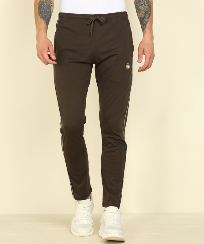 Fort Collins Solid Men Olive Track Pants