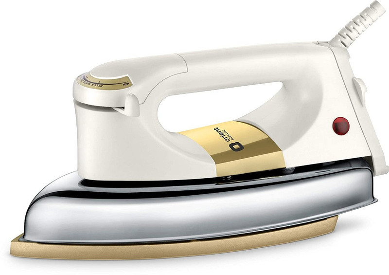 Orient Electric Kratos Heavy Weight 1000 W Dry Iron(Ivory)