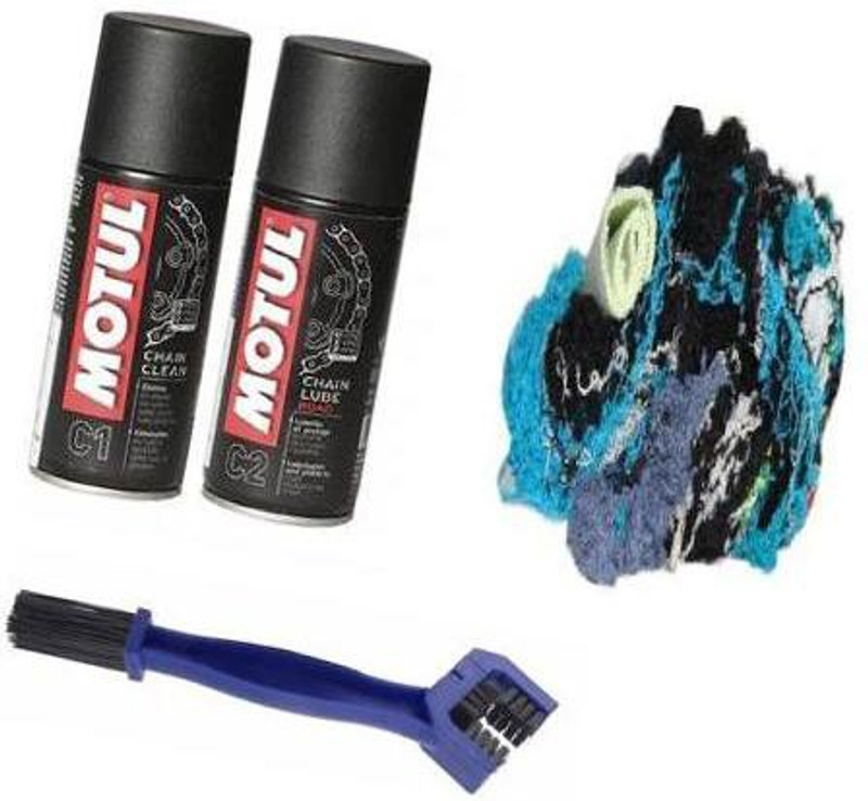 AOWBIKES 1 150 ML Chain Lube, 1 150 ML Chain Clean,1 Brush And 1 Waste. Combo