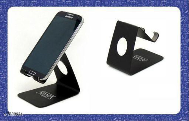 Super Ajanta 919 Cell Phone Stand Mobile Holder Stainless Steel Universal Desk Camera Mobile Mod(Compatible only with mobile, any android phone)