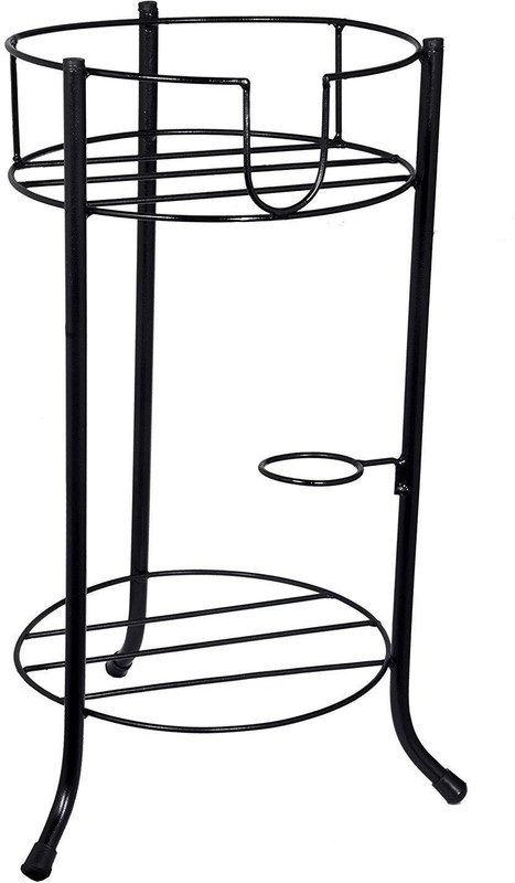 GREEN TOUCH Water Dispenser Kitchen Rack Iron Metal Multi-Purpose Water Dispenser Stand (Ring Dia 27 cm, Height- 53 cm, 1-Pc, Black)