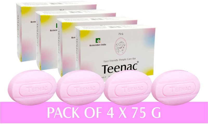 Teenac Soap for Oily & Acne Prone Skin(4 x 75 g)