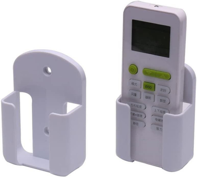 vmps Wall Mount AC/TV/DVD Remote Holder ALL Brand Remote Controller(White)