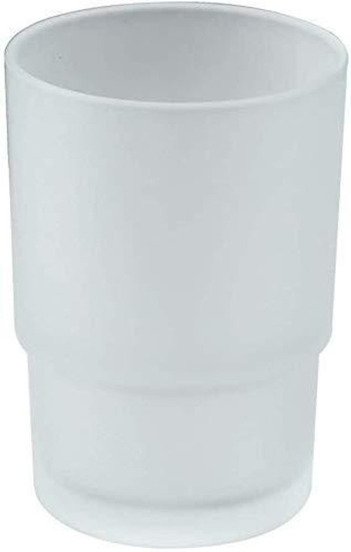 DESHILP Glass Toothbrush Holder(White, Wall Mount)