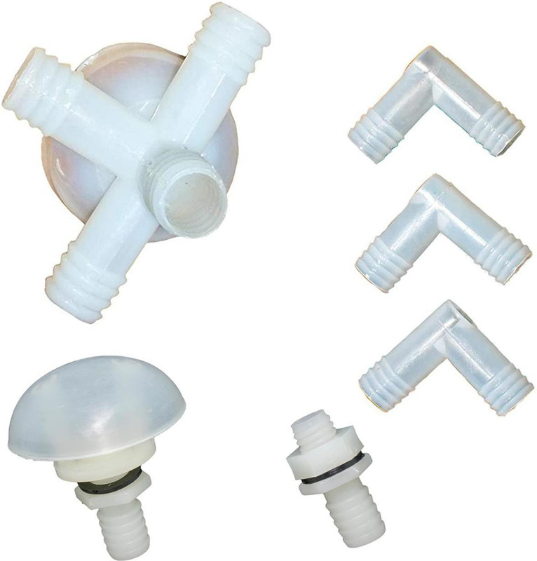 Ovicart Water Cooler Hose Pipe Connector Jointer Coupler 1 Set Hose Connector