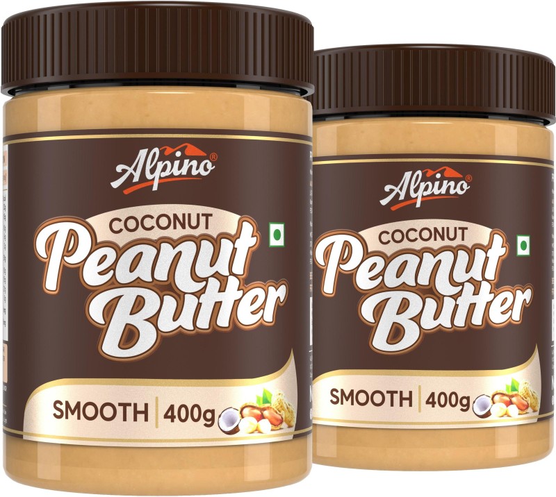 ALPINO Coconut Peanut Butter Smooth 800 G | India�s 1st Coconut Peanut Butter | Made with Roasted Peanuts & Goodness of Coconut | 22% Protein | Non…
