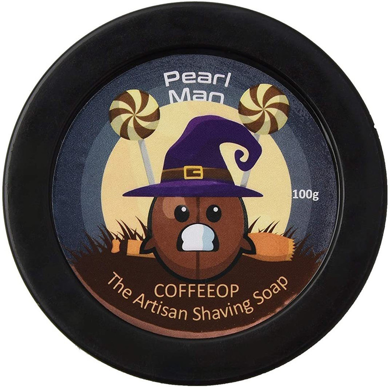 Pearl Shaving shaving soap coffeeop PMSS22, Black Shaving Soap(100 g)