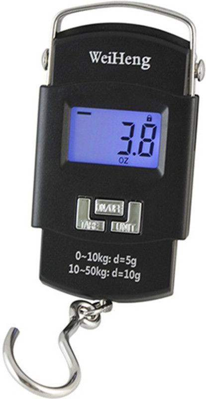 Nrtrading 40Kg Digital LCDPortable Hanging Kitchen Weight With Tare Weighing Scale Weighing Scale(Black)