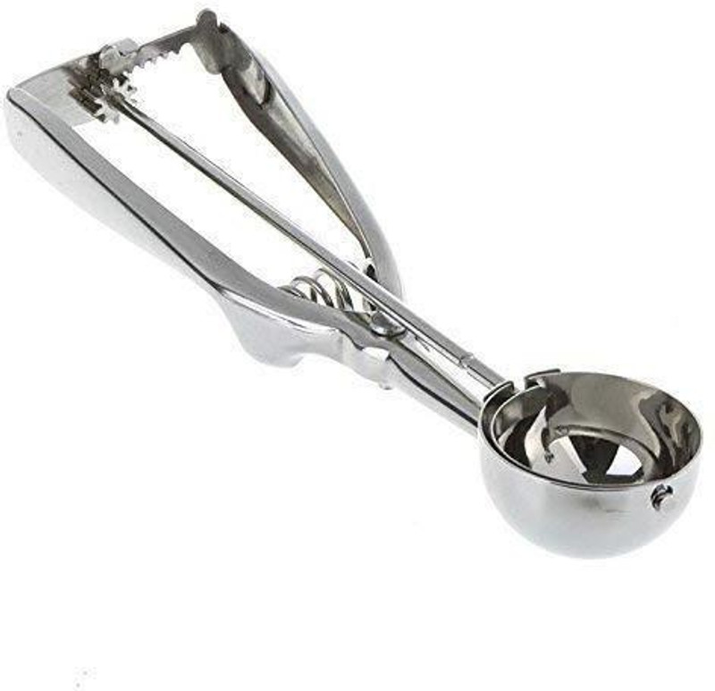 PGK TRADERS High Quality Ice Cream Scoop Useful Stainless Steel Ice Cream Scoop Biscuit Dough Dish Spoon Watermelon Scoop Kitchen Set Kitchen Scoop