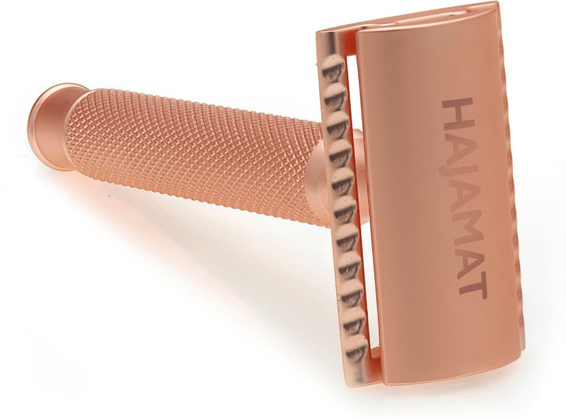 Hajamat Scythe Double Edge Safety Razor| Stainless Steel 304 | Chrome Finish | Closed Comb Shaving Razor, Men & Women