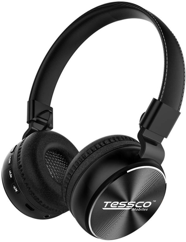 TronHoo BH-390 Stereo Wireless Bluetooth Headphones over The Ear, Lightweight Design, 360 Surround Hi-Fi Sound Hands-free Calling Compatible with all Samrtphones and Media Devices Bluetooth Headset with Mic Grey Smart Headphones(Wireless)