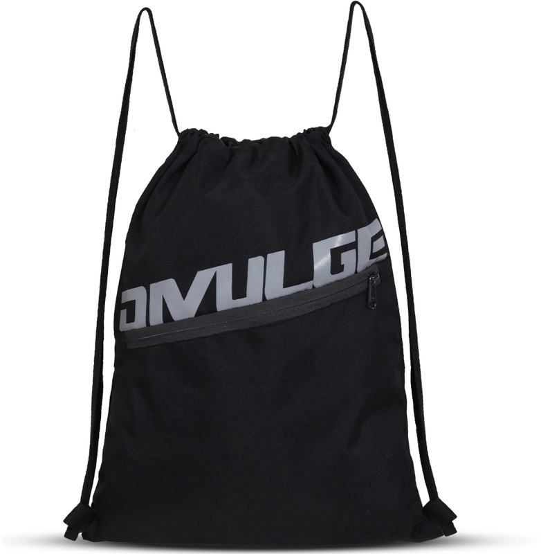 divulge Spark Drawstring Daypack bag, Sports bag Small Travel Bag(Black)