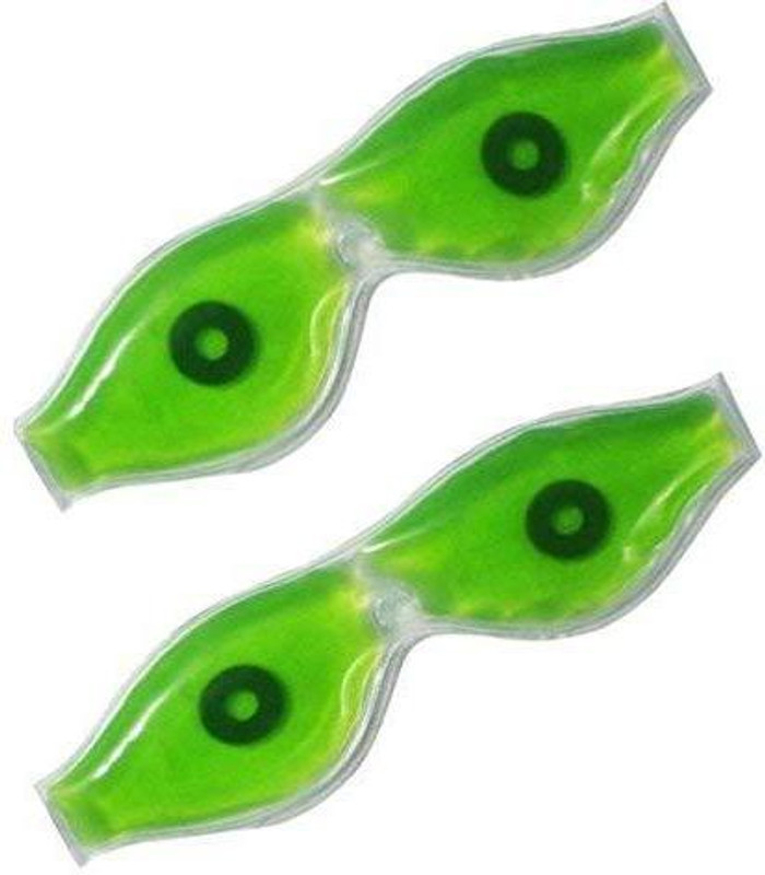 JK ENTERPRISE (PACK OF 2 PC) Aloe Vera Cool Gel Eye Mask Summer Ice Cooling Sleeping Mask for Eye Patches Remove Dark Circles Fatigue Cool Eyes Patch Pads Eye Care(250 g)