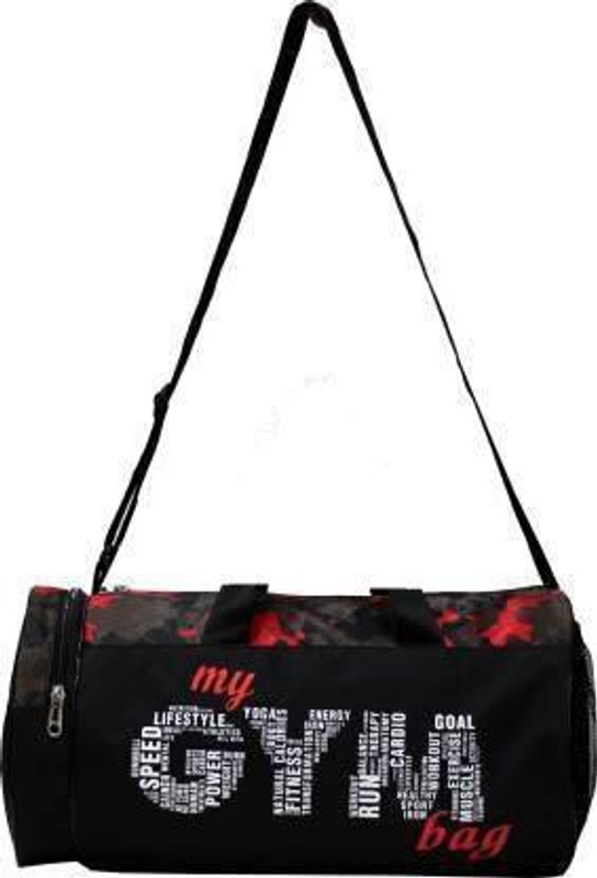 EMMCRAZE Multi-Purpose MY GYM BAG (Kit Bag)(Black, Kit Bag)
