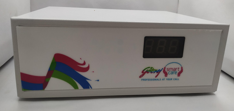 Godrej Refrigerator Stabilizer G500X9A (Working Rang 120V-280V) White – Digital Display Voltage Stabilizer(White)