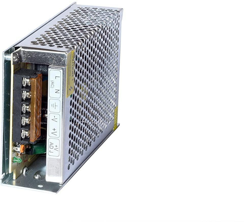 Bright Electronic Components 12V 5A Power Supply 60 Watts Computer PSU with 2 SATA Cables(Silver)