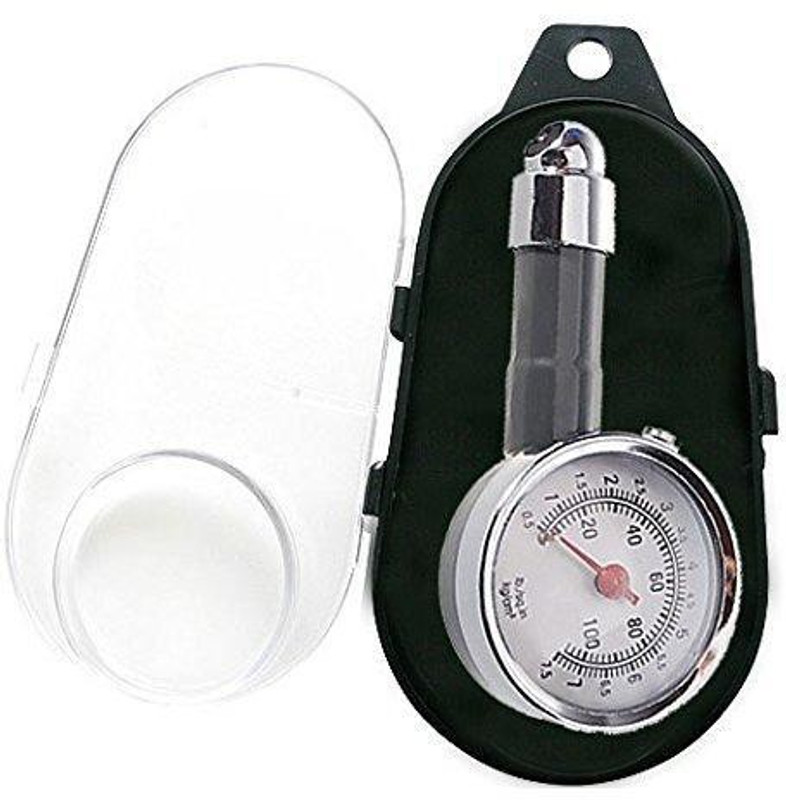 carfrill Analog Tire Pressure Gauge Car Truck Air Tire Pressure Gauge Dial Meter Universal Vehicle Tyre Pressure Tester Monitoring Tool(10 To 100 PSI)