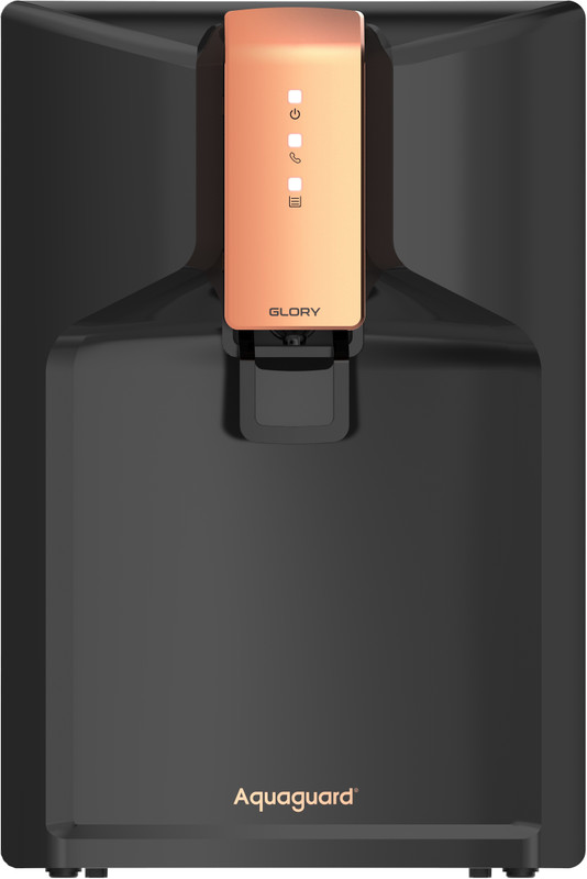 Aquaguard Glory 6L RO+UV+MTDS Water Purifier – Black/Gold