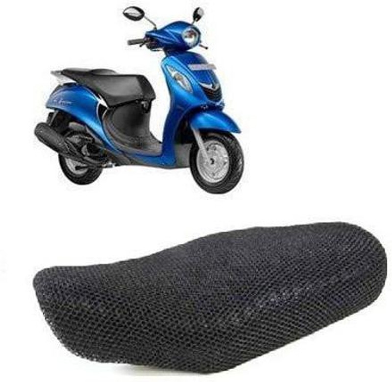 GADGET DEALS No Heat Net Seat Cover High Cushion Comfortable Riding Single Bike Seat Cover For Yamaha Fascino