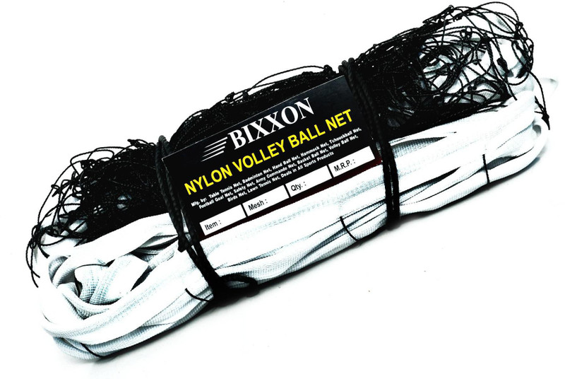 Bixxon DX-970 Professional Naylon Volleyball Nets 10 Mesh Pack of 1 Nets Volleyball Net(Black)