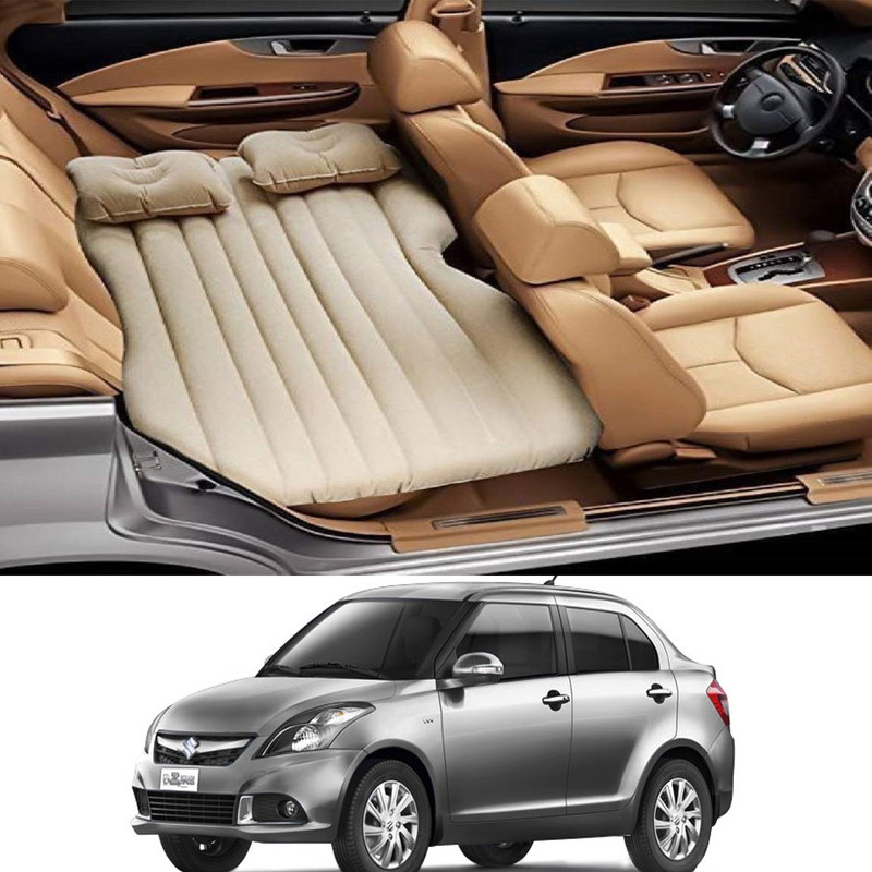 MATIES Inflatablebed-Beige-Dezire 2014 Car Inflatable Bed