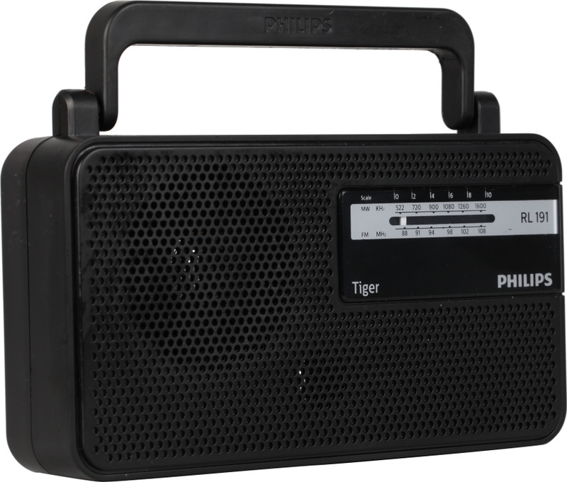 Philips Radio RL191/94 with MW/FM Bands, 180mW RMS Sound output(Black)