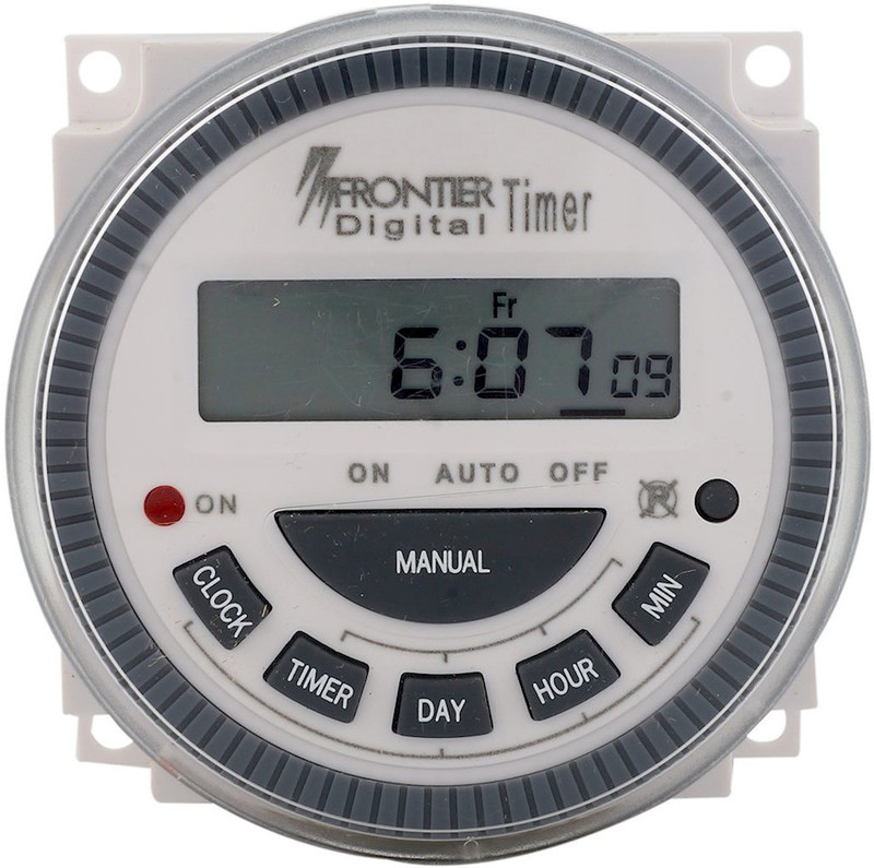 Leyden Smart Programmable Electronic Timer Switch 4 - Pin, 230 Volt AC TM619H-2, 30A, 16 ON/OFF Programs Digital Timer (White) Multipurpose Controller