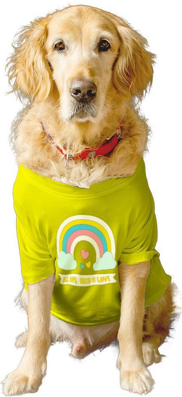 RUSE T-shirt for Dog(Lemon Yellow)