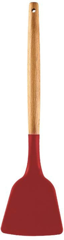 P-PLUS INTERNATIONAL PPLUS_WOOD_SLOTTED_GREY_1 Mixing Spatula(Pack of 1)