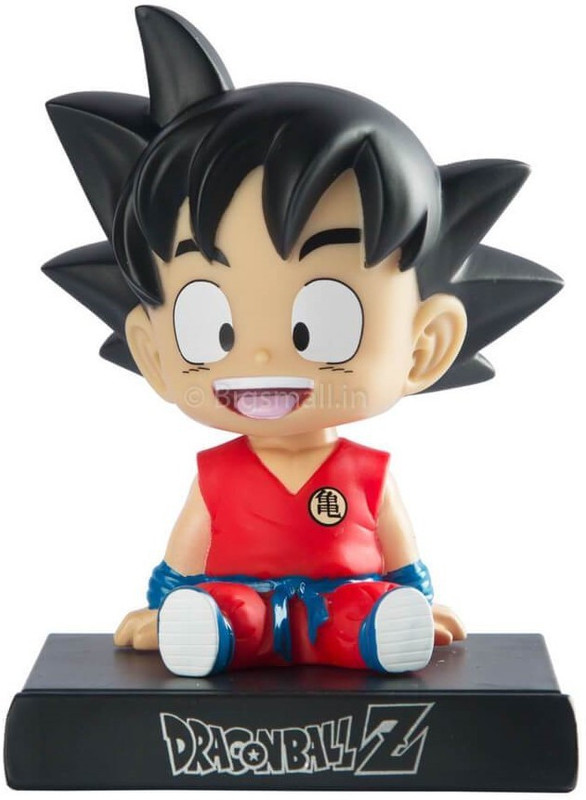 Daiyamondo GOKU DRAGON Big Size Bobble Head - Action Figure Moving Head Bobblehead Spring Dancing PVC Bobble Spring Dancing Doll Toy Car Dashboard Bounce Toys for Car Interior Dashboard Expression BobbleHead for Car Dashboard and Office Desk(Multicolor)