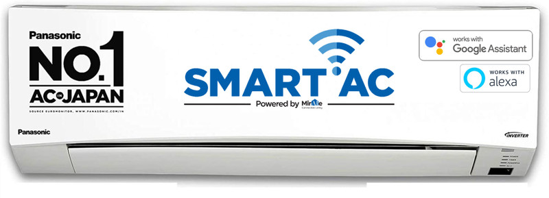 Panasonic 2021 Model 1.5 Ton 3 Star Split Inverter with Wi-fi Smart AC (CS-SU18XKYTW/CU-SU18XKYTW, White)