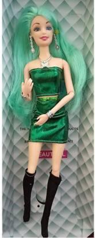 Yunicorn Max Gorgeous Green Baby Foldable Doll Only for your LITTLE PRINCESS(Green)