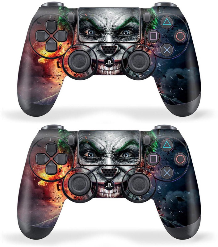 Techfit Combo of 2 Printed Skin Wrap Vinyl Sticker For PS4 DualShock Wireless Controller - GOD of War  Gaming Accessory Kit(Multicolor, For PS4)
