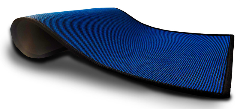 PANCHTATAVA Trendy Washable | Water Absorbent Sporty Aasan Mat| Prayer Mat Blue 6 mm Yoga Mat