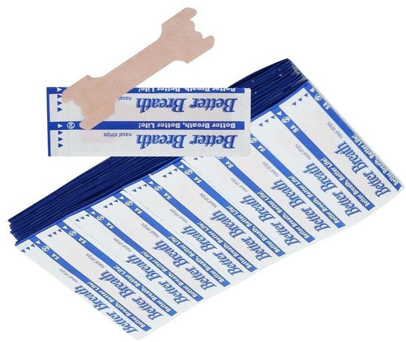 Frackson Genuine Accessory:- 60 Pcs Better Breathe Anti-Snore Nasal Strips - Drug Free/Size Good for Small-Standard Adult Nose … Anti-snoring Device(Nasal Strip)