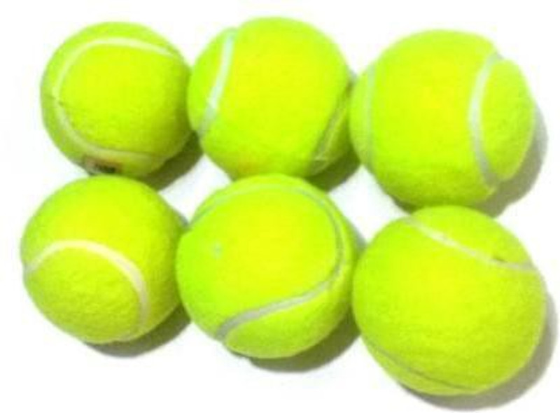 Rockjon RJTB5412 Tennis Ball(Standard, Pack of 6)