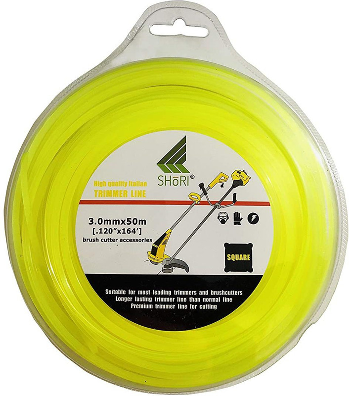 LABDHI SPRAYER 3MM 50 Mtr Nylon Trimmer Line/Wire for Brush Cutter Trimmer Corded Grass Trimmer(Manual Feed)