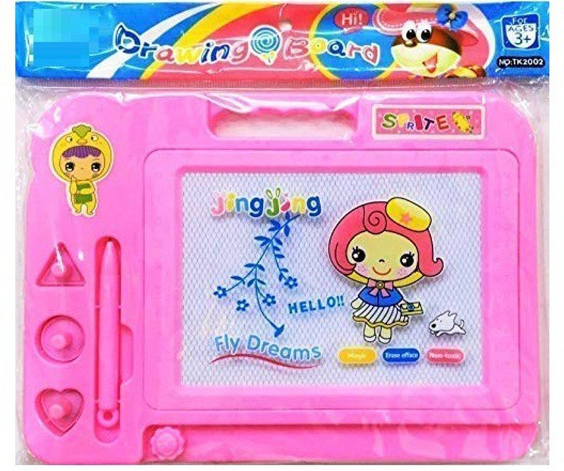 Spocco ™Kids Play Magic Slate Children Educational Toy Sketch Pad(Pink)