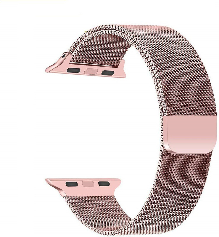Maxpro iwatch series 7, Series 6,5,4,3,2,1 & SE Compatible For Apple iWatch Band 41mm ,40mm, 38mm Stainless Steel Mesh Loop with Strong Magnet Suitable For All Size (S/M/L) Smart Watch Strap(Mullti Color)