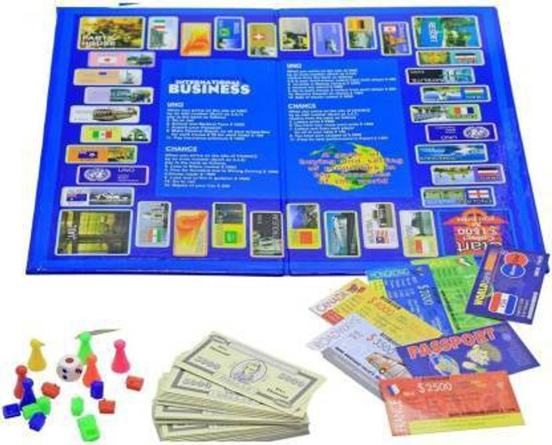 PURVI International Business Money & Assets Board Game