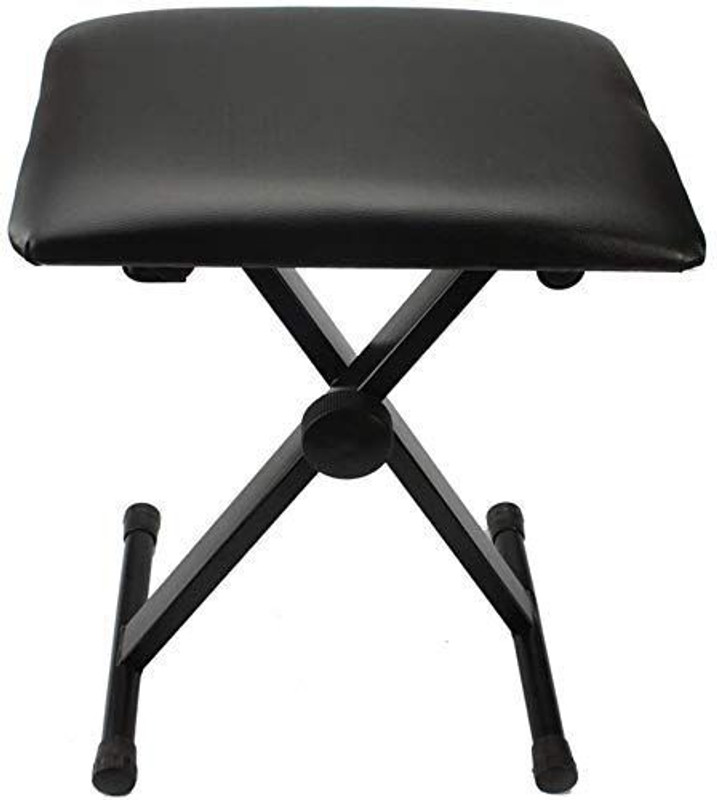 swan7 JYC-XA lron Legs cushion seat padded Adjustable Folding Chair Keyboard Bench Piano Stool Drum Throne Saddle/Motorcycle Top Drum Throne