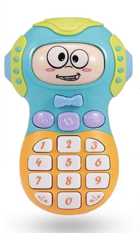 VRUX Phone Kid Mobile Phone Cellphone Telephone Educational Learning Toys Face Change Entertainment for Kids (Multicolor)(Multicolor)
